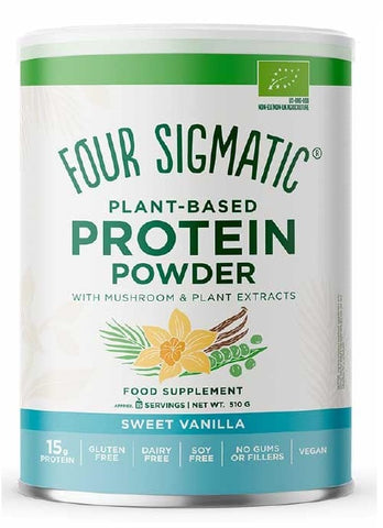 Four Sigmatic Plant-Based Protein - Sweet Vanilla - Nootropics Kopen.
